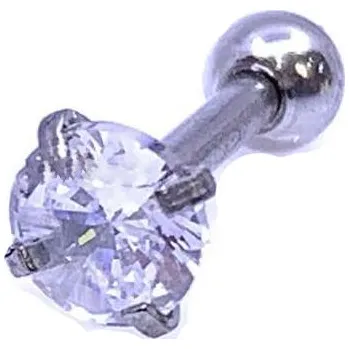 Piercing Piercing z chirurgické oceli s kamenem cartilage