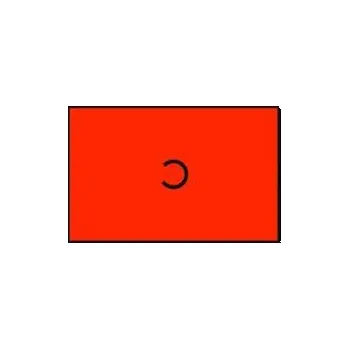 Speciální papír Etikety Motex 16 x 23 Signální červené - na objednání