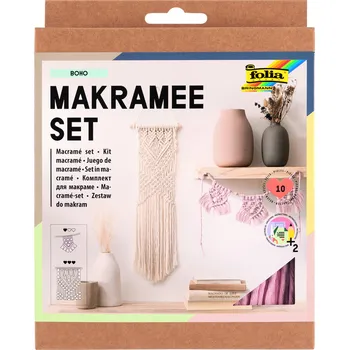kreativní sada Folia Macramé set Boho 10 dílů
