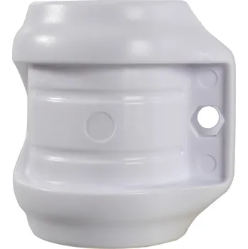 Paddleboard DECATHLON Objímka bez klapky k hliníkovému pádlu na paddleboard a kanoe 50 MM BÍLÁ