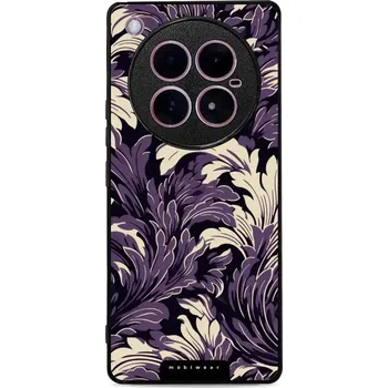 Pouzdro na mobilní telefon Lesklý kryt Mobiwear Glossy - Infinix ZERO 40 5G - GA46G Fialové rostliny (Prémiové lesklé pouzdro, obal, kryt Mobiwear Glossy na mobil Infinix ZERO 40 5G - GA46G Fialové rostliny, materiál Plast + TPU silikon - krytí po všech stranách, neošoupatelný)