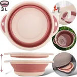 Silikonová skládací mísa 3L