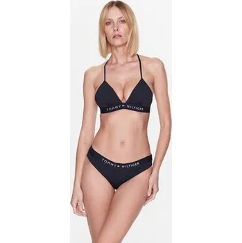 Dámské plavky Tommy Hilfiger Vrchní část bikin UW0UW04109 Tmavomodrá M