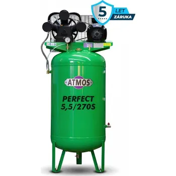 Kompresor ATMOS PERFECT 5,5/270S PÍSTOVÝ KOMPRESOR - 400V - vertikální