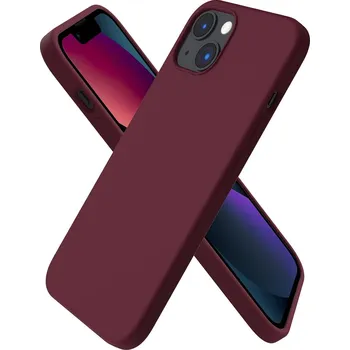Pouzdro na mobilní telefon Silikonový tenký barevný obal iPhone X/XS Barva: Vínová