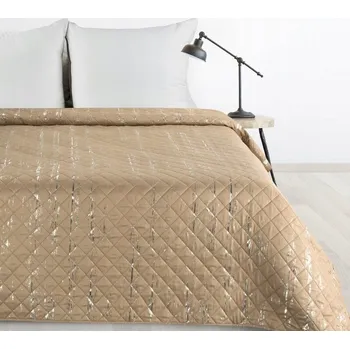 Přehoz na lůžko Přehoz na postel Eurofirany polyester 220 cm x 240 cm béžový