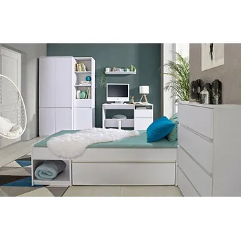 Dětský pokoj Dolmar Dětský pokoj Arca 5 Barevné provedení: arktická bílá + arktická bílá, Matrace: BEZ matrace