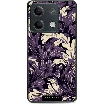 Pouzdro na mobilní telefon Lesklý kryt Mobiwear Glossy - Xiaomi 14 Pro - GA46G Fialové rostliny (Prémiové lesklé pouzdro, obal, kryt Mobiwear Glossy na mobil Xiaomi 14 Pro - GA46G Fialové rostliny, materiál Plast + TPU silikon - krytí po všech stranách, neošoupatelný potisk, tenké)