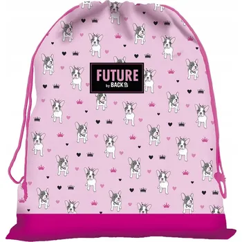 Školní sáček VAK NA BOTY OBUV BATOH BACK UP PEJSCI BULDOČCI