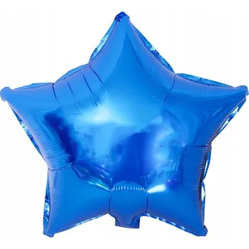 Balónek Fóliový balónek na hélium HVĚZDA MODRÁ 45 cm