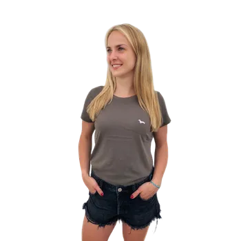 Dámské tričko KAŠMIR CLASSIC H5 grey/white
