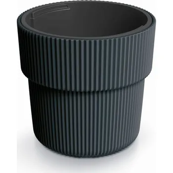Květináč Květináč MILLA II antracit, varianta 39 cm
