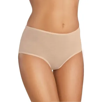 Kalhotky Bavlněné kalhotky s vyšším pasem 18 beige XL