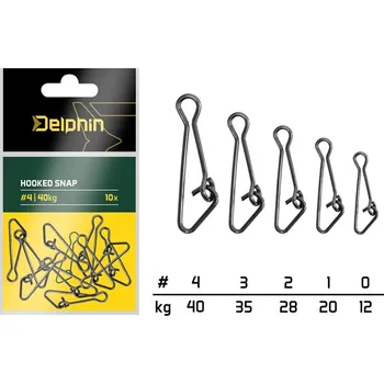 Delphin Hooked Snap vel. 3