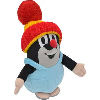 plyšák Plyšák Krtek 20cm v kalhotkách, červený kulich