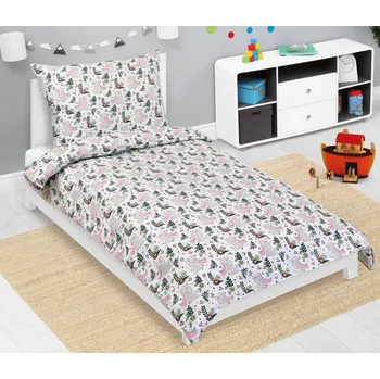Povlečení Bellatex Povlečení bavlněné Junior Růžová,Béžová