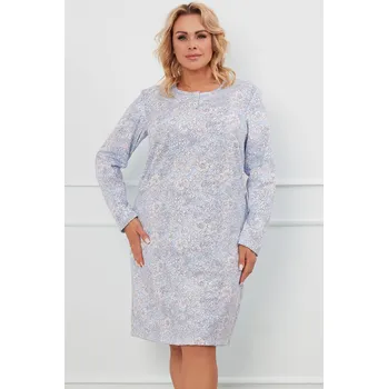 Dámská noční košile Dámská noční košile Italian Fashion Jowita dł.r. Barva: Modrá, Velikost: XL