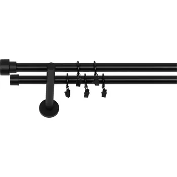 Dekodum Dvouřadá Garnýž Slick 19 mm černá matná 160 cm