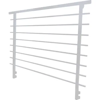 Zábradlí Modulové zábradlí Secura Pro boční kotvení odstín bílá dl. 1,5m ocelové zábradlí, hliníkové madlo, práškově lakováno