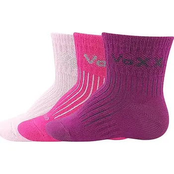 Dětská móda VoXX kojenecké ponožky Bambík mix A holka - sada 3 páry vel. 14-17