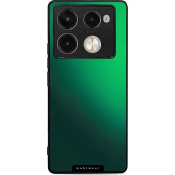 Pouzdro na mobilní telefon Lesklý kryt Mobiwear Glossy - Infinix Note 40 Pro Plus - G061G Zelený odstín (Prémiové lesklé pouzdro, obal, kryt Mobiwear Glossy na mobil Infinix Note 40 Pro Plus - G061G Zelený odstín, materiál Plast + TPU silikon - krytí po všech stranách, neošoupateln
