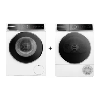 Set pračky a sušičky Bosch WGB25600CS + WQB245A0BY