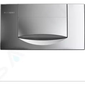 Splachovací tlačítko Geberit Twinline Ovládací tlačítko splachování 200F, pochromovaná matná, 115.222.46.1