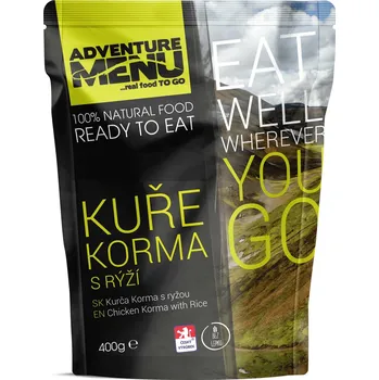 Hotové jídlo MRE Adventure Menu - Kuře Korma s rýží
