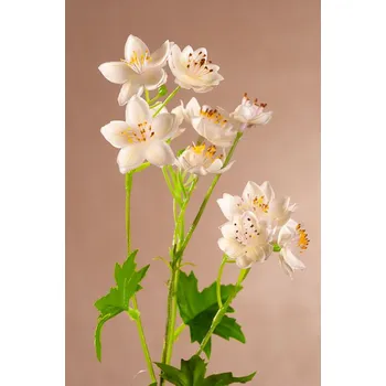 umělá květina Paramit Umělá divoká květina bílá 42 cm