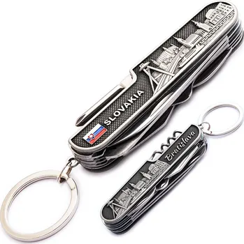 Oblečení a móda Nůž multifunkční Slovakia Bratislava - šedý