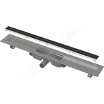 Alcadrain Sprchový žlab Marble Low 115 cm, s roštem pro vložení dlažby, nerez, APZ115-1150