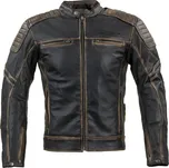 Kožená moto bunda W-TEC Mungelli Barva: vintage hnědá, Velikost: XXL