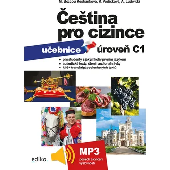 Kniha Čeština pro cizince C1 - učebnice Ekniha