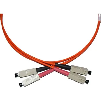 Síťový kabel SC-SC-2-M5DL Optický propojovací kabel SC-SC duplex MM 50/125um 2m
