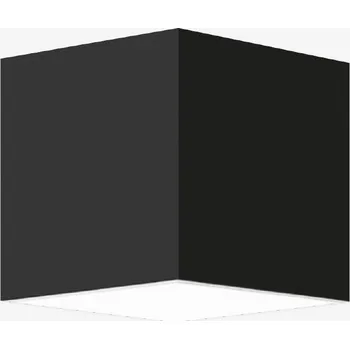 Lucis Stropní LED svítidlo IZAR C 37,7W, 44x44 cm Barva: Černá, Teplota světla: 3000K - teplá bílá, Stmívání, řízení: ON/OFF (bez stmívání)