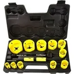 Vykružovací vrtáky do kovu a dřeva, sada 17ks GEKO