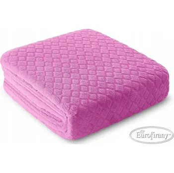 Prostěradlo Deka Eurofirany z mikrovlákna 220 cm x 240 cm modrá