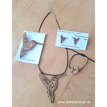 Souprava šperků Kolibřík - sada šperků Varianta: Dub