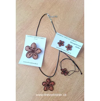 Souprava šperků Květina - sada šperků Varianta: Americký javor