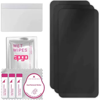 Pouzdro na mobilní telefon 3x Hybridní Sklo s filtrem soukromí pro LG K51S, PRIVACY