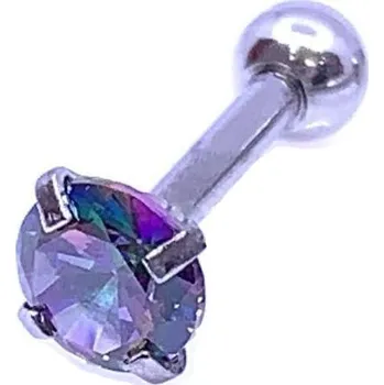 Piercing Piercing z chirurgické oceli s kamenem cartilage