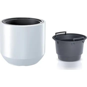 Květináč Květináč s vkladem HEOSO bílý, varianta 29,8 cm