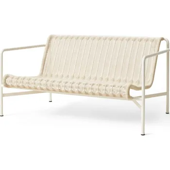 Zahradní lavice HAY Lavička Palissade Cord Lounge Sofa, cream white