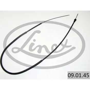 Lanko parkovací brzdy Tažné lanko, parkovací brzda LINEX 09.01.45
