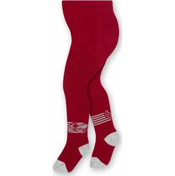 Vínové dětské vzorované punčocháče Art.071 FJ130, CLARET Velikost: 80/86