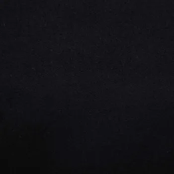 Dekorační pružný samet v černé barvě MOR0143