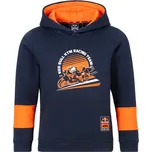 Mikina GRID , RED BULL KTM, dětská (modrá,oranžová) (Velikost: 116)