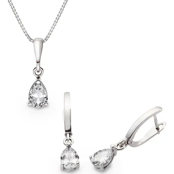 Souprava šperků Souprava náušnic a přívěšku ze stříbra se zirkony 914.90