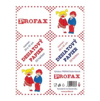 Potravinová fólie Papír svačinový, archy 45x30 cm, 50 ks (cs)