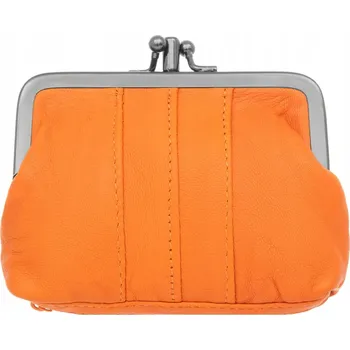 Kaletnik peněženka z přírodní lícové kůže béžová - dámská